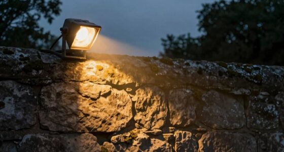 adjusting floodlight angle