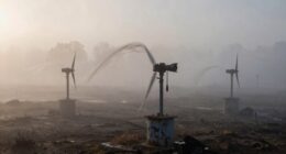 cinematic fog with wind
