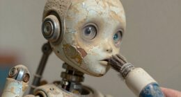 cleaning dusty animatronics safely