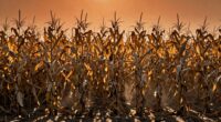corn stalks in halloween