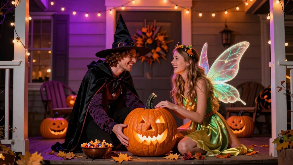 costume coordination and spooky date nights