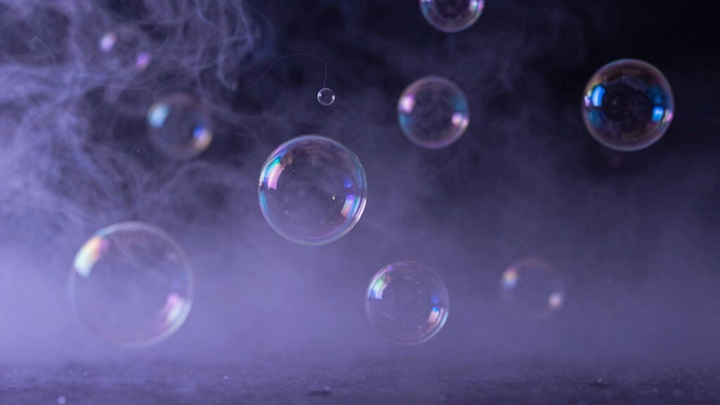 create spooky fog bubbles