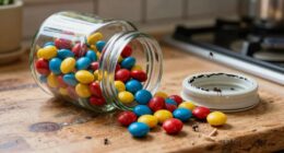 incorrect candy storage attracts pests