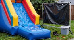 inflatables safety during rain