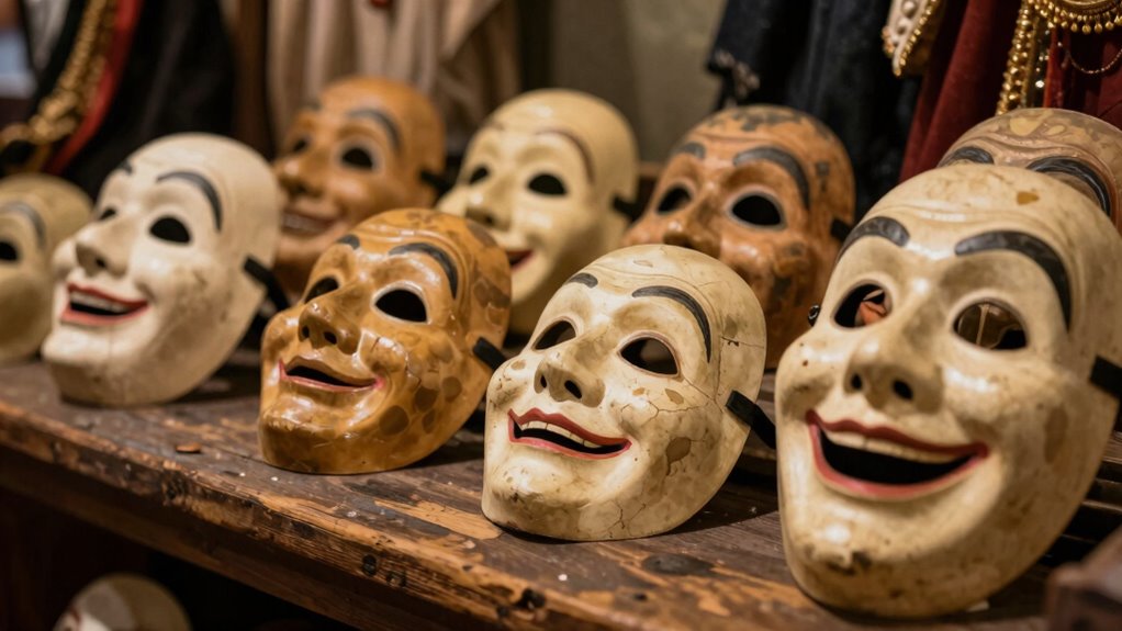 masks symbolize transformation and history