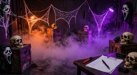 professional haunted house setup