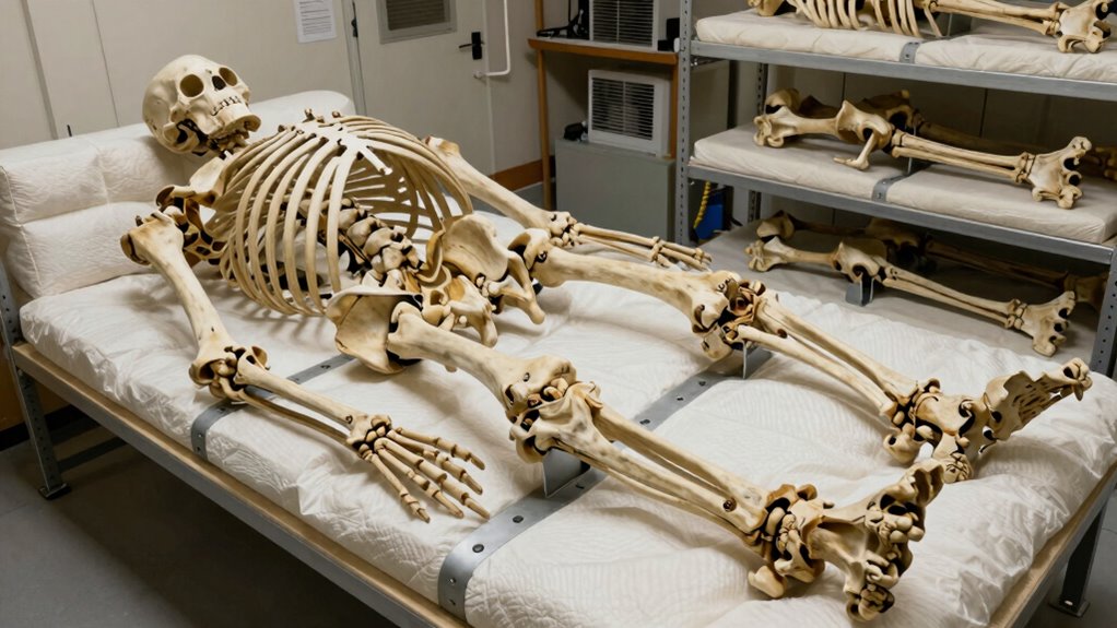 Storing a Giant Skeleton Without Damage: The Step-by-Step System 2 proper skeleton preservation techniques