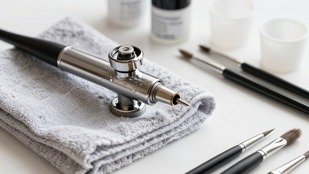 quick airbrush maintenance routine