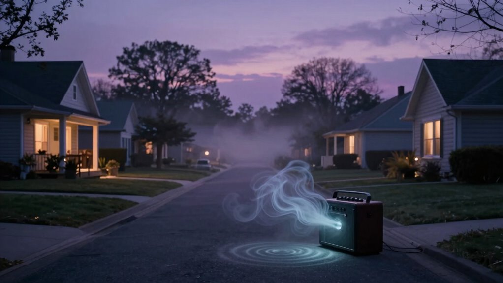 quiet halloween neighborhood celebration