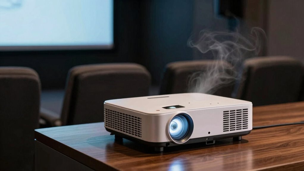 reduce projector fan noise