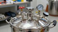 resin pressure pot safety