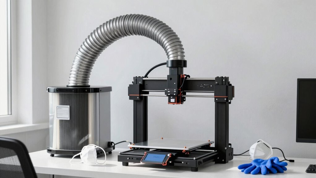 safe filtered 3d printing environment