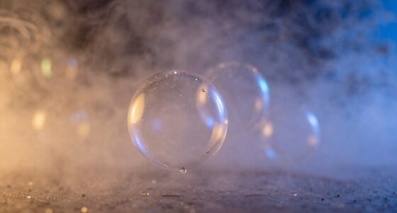 spooky bubble fog setup