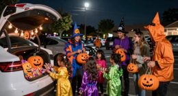 supporting trunk or treat volunteers
