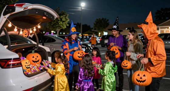 supporting trunk or treat volunteers