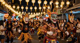 thai ghost mask festival