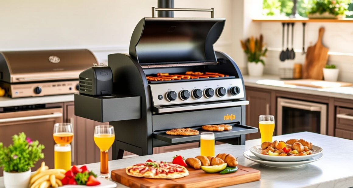 Master Summer BBQ with Ninja Outdoor Woodfire Pro XL Grill & Smoker