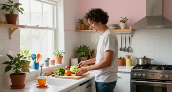A Couple Gave Their Tiny Rental's Cold Kitchen a Major Makeover