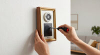 A Simple Gilded Frame Turned An Ugly Intercom Into A Conversation Starter