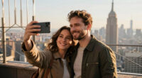 Couple On Empire State Building