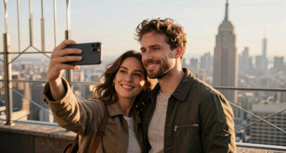 Couple On Empire State Building