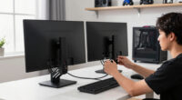 How I Created a Cleaner Gaming Setup by Hiding Lights in Plain Sight