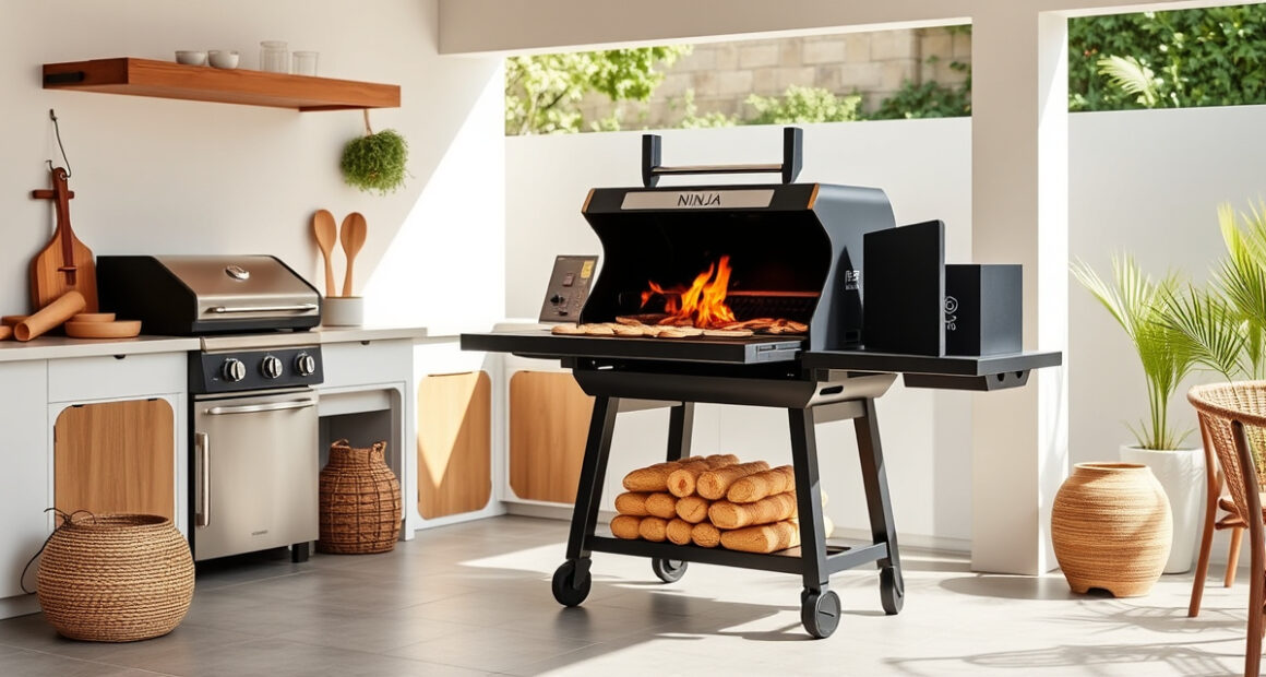 Ninja Outdoor Woodfire Pro XL Grill & Smoker: Summer BBQ Masterpiece