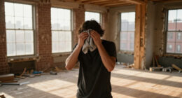 He Gutted A Dated 600-Square-Foot NYC Apartment, Exposing The Original Beams