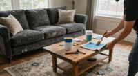 A Dark And Dated Living Room Gets A Dramatic Designer Makeover