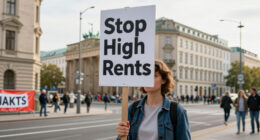 Protest Against High Rents Ahead Of Berlin Election
