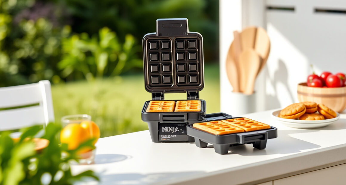 Summer Sizzle: Ninja Belgian Waffle Maker Pro for Perfect Waffles