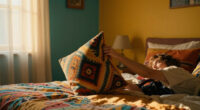 The Boldest Part Of This Color-Drenched Bedroom Isn’t Even The Paint