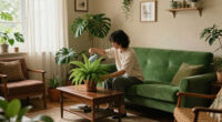 They Turned Their Beige 1900S Parlor Into A Bold, Green “Analog Room”