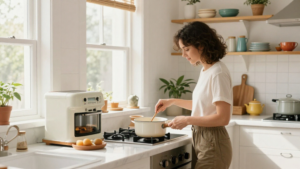 This Kitchen Was Straight Out Of The '70S Until A Cozy All-White Redo