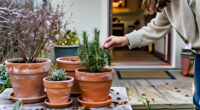 Should You Leave Potted Plants Outdoors In The Winter?