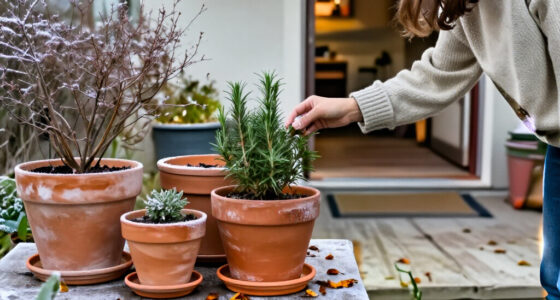 Should You Leave Potted Plants Outdoors In The Winter?
