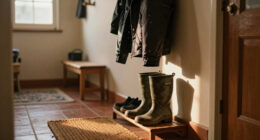 This £10 Argos Shoe Rack Is Perfect For Keeping Muddy Boots And Wet Jackets Tidy This Autumn