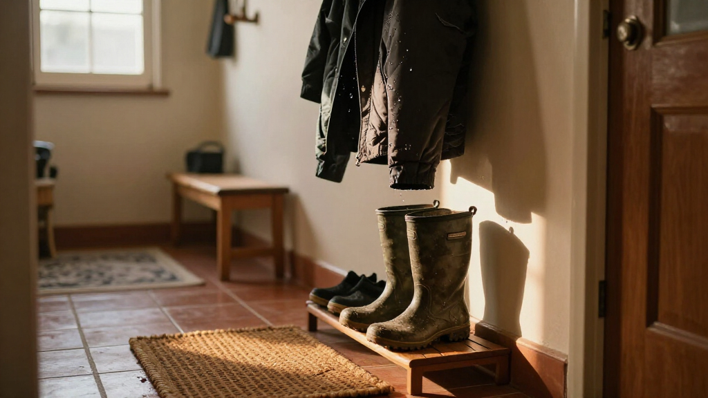 This £10 Argos Shoe Rack Is Perfect For Keeping Muddy Boots And Wet Jackets Tidy This Autumn